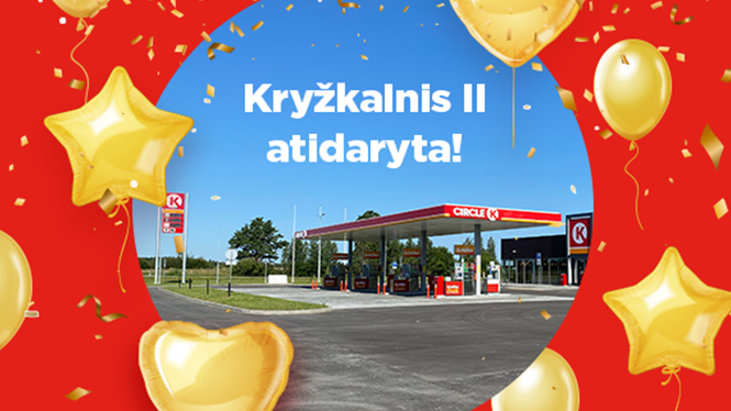 Kryžkalnis 2 nauja degalinė